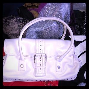 White Michael kors tote